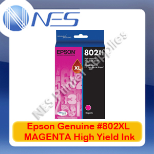Epson Genuine #802XL-M MAGENTA High Yield Ink Cartridge for WF-4720/WF-4740/WF-4745 (C13T356392)